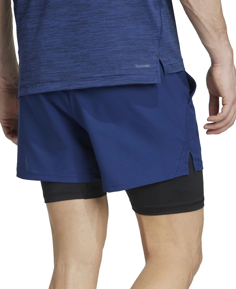adidas Men's Gym 2-in-1 7" Shorts