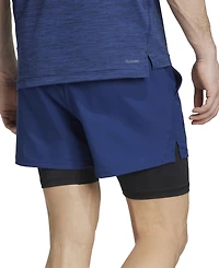 adidas Men's Gym 2-in-1 7" Shorts