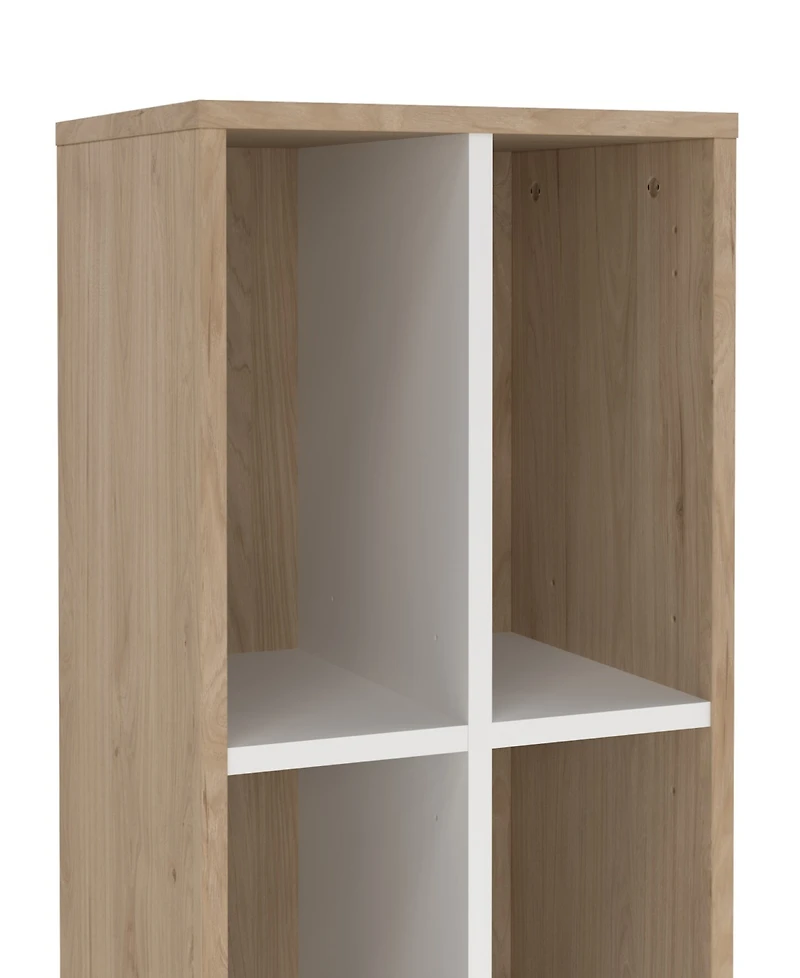Tvilum 80.59" Wood 10 Shelf Narrow Bookcase
