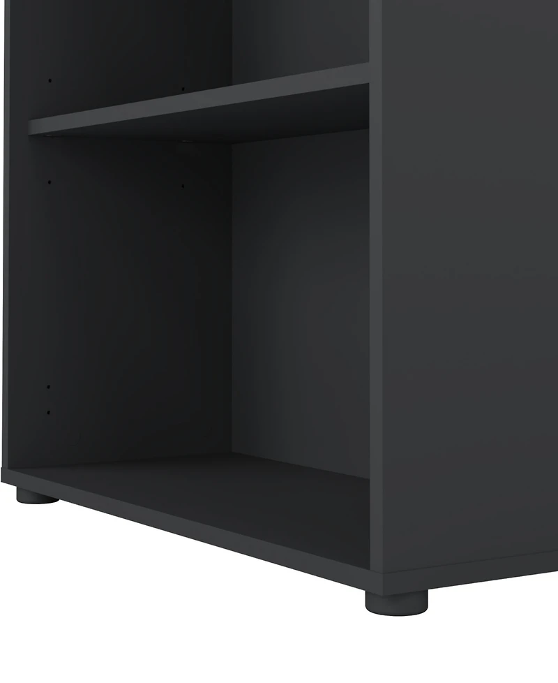 Tvilum 48.66" Wood 3 Shelf Adjustable Bookcase