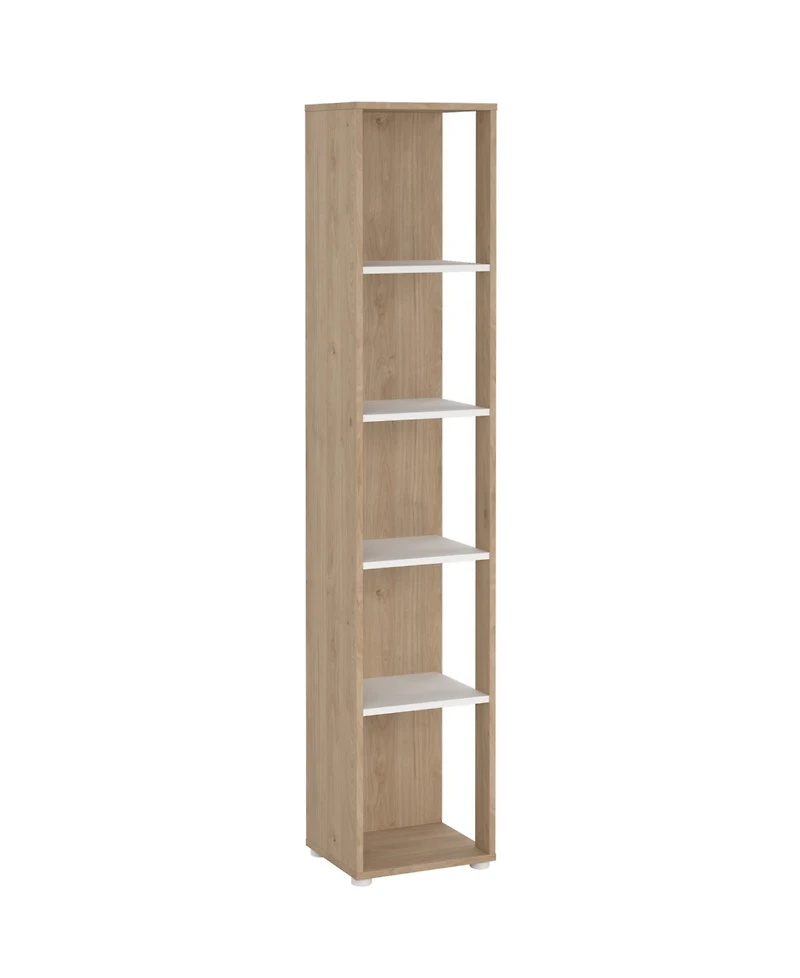 Tvilum 80.59" Wood 5 Shelf Narrow Bookcase