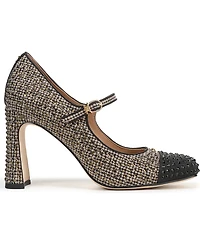 Circus Ny by Sam Edelman Women's Elora Glitz Blade-Heel Mary-Jane Pumps