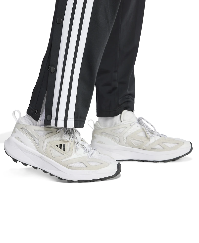 adidas Men's Stripe Logo Snap Pants