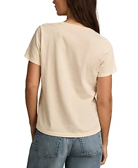 Lucky Brand Women's Lotus Sun Classic T-Shirt