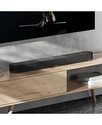Sennheiser Ambeo Soundbar Plus for Tv and Music with Immersive 3D Surround Sound, Virtual 7.1.4 Speaker Setup, Built-in Dual Subwoofers, Advanced Stre