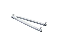 Amber Sports Steel Adjustable Angle Grinder Pin Wrench, Locknut Spanner for Backing Pads, Flexible Hole Spacing, Compatible with Most Grinders and Rou