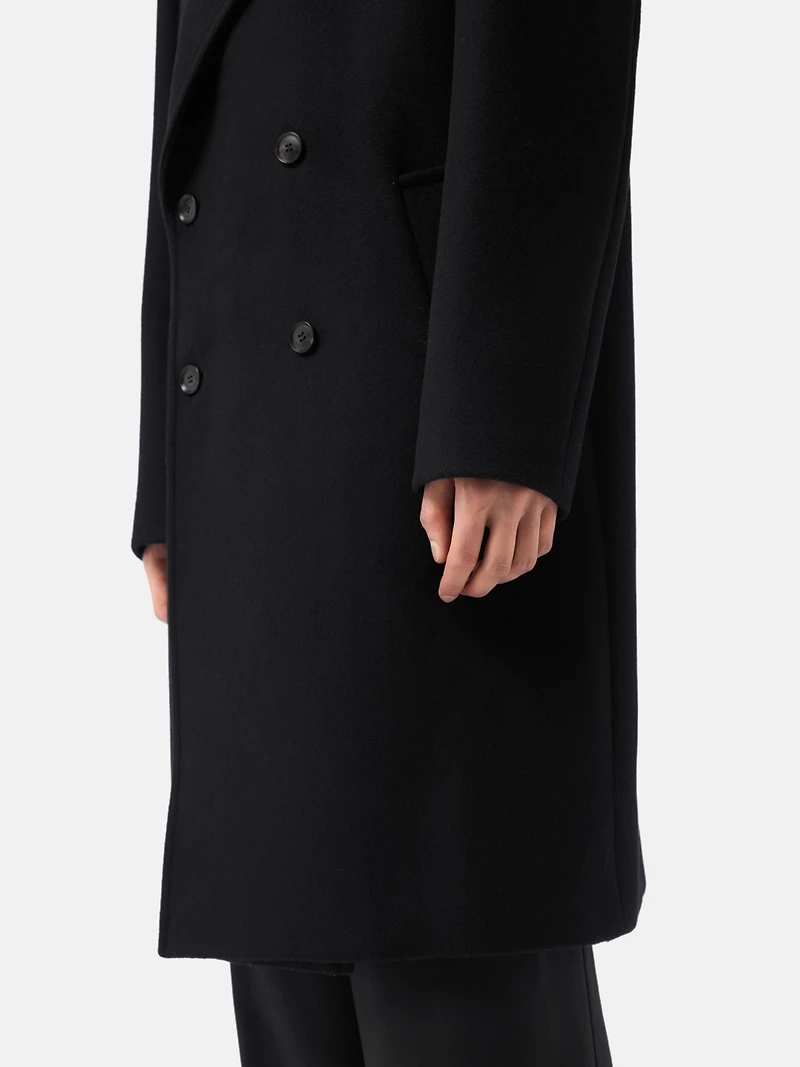Gobi Cashmere Men's Double-Breasted Cashmere Coat for Men