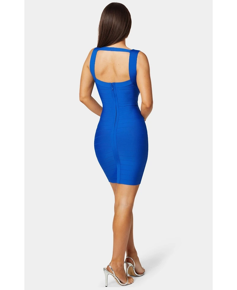 Bebe Women's Open Back Bandage Short Dress