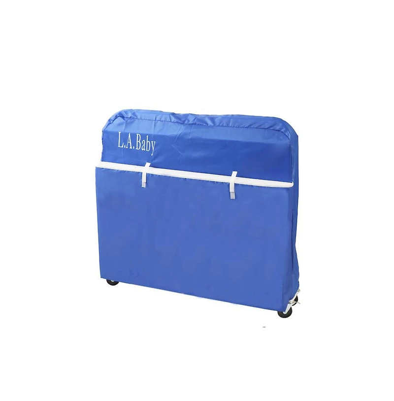 L.a. Baby Holiday Mini/Portable Folding Metal Crib