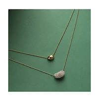 Sohi Bling Bean Multi-Layer Necklace