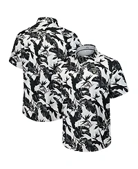 Tommy Bahama Men's Black Las Vegas Raiders Sunnyvale Blooms Camp Button-Up Shirt