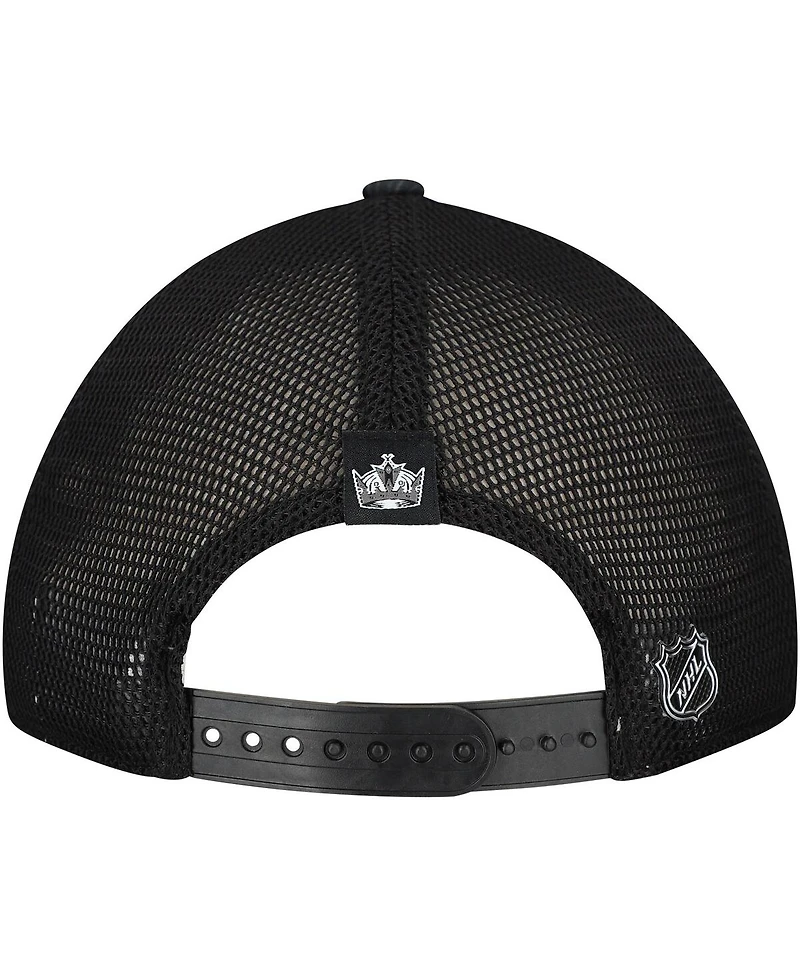 Fanatics Women's Black Los Angeles Kings Authentic Pro Adjustable Trucker Hat