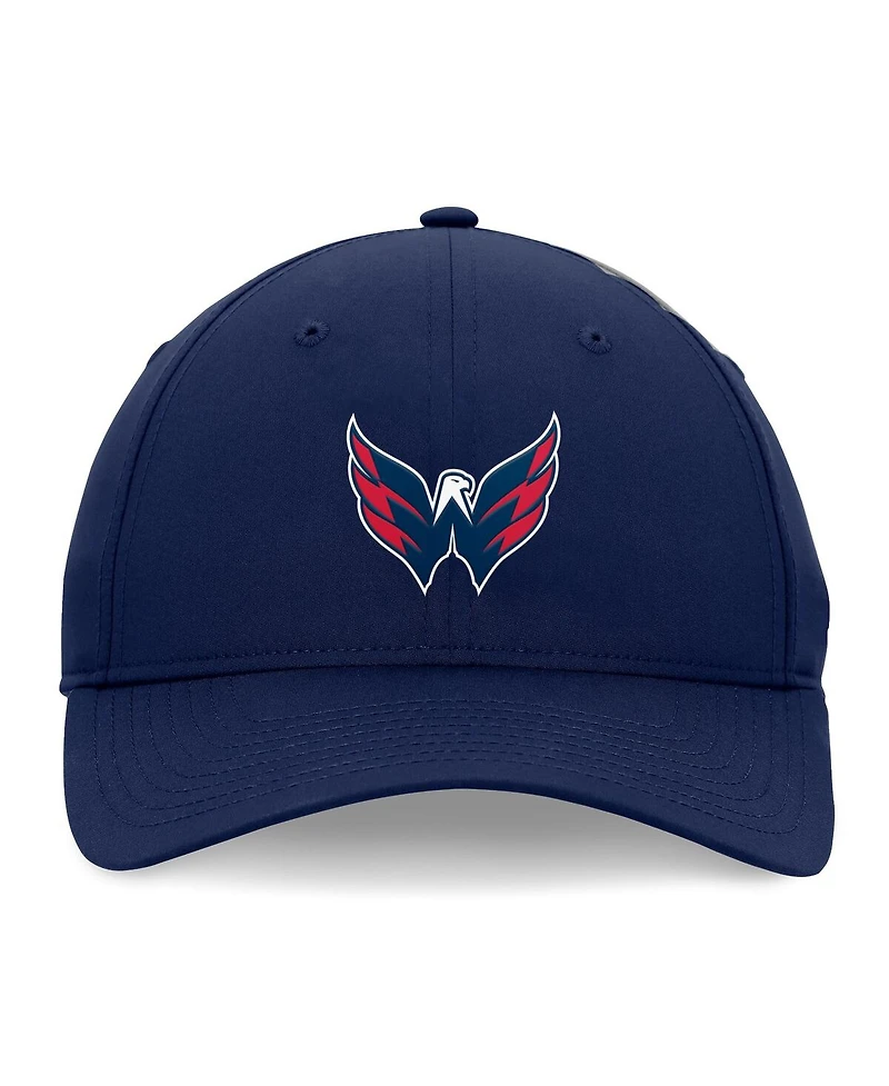 Fanatics Men's Navy Washington Capitals Front Office Ripstop Adjustable Hat