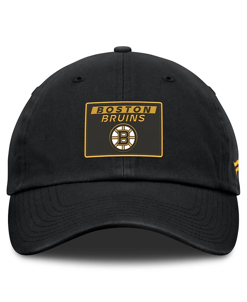Fanatics Men's Black Boston Bruins Authentic Pro Prime Adjustable Hat