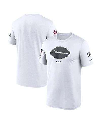 Nike Men's White New York Jets 2024 Salute to Service Legend Performance T-Shirt