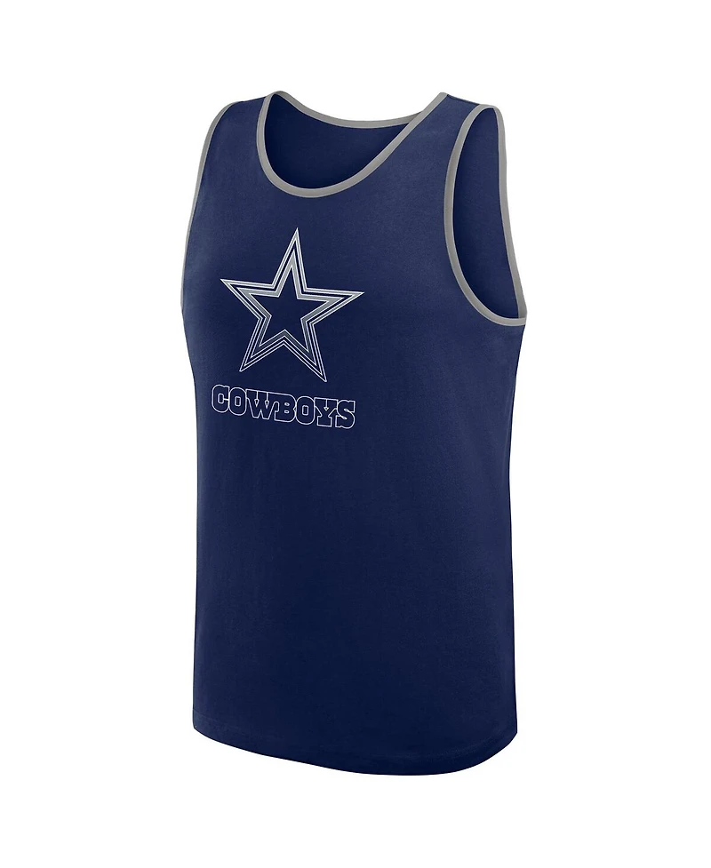 Logo Athletic Men's Navy Dallas Cowboys Unmatched Success Tank Top
