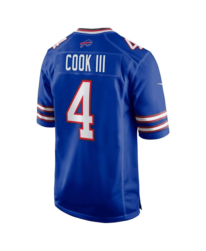 Nike Men's James Cook Iii Royal Buffalo Bills Team Game Jersey