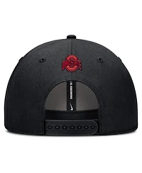 Nike Men's Black Ohio State Buckeyes Rise Practice Adjustable Hat