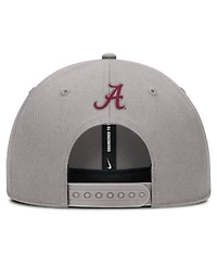 Nike Men's Gray Alabama Crimson Tide Rise Practice Adjustable Hat