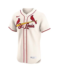 Nike Men's Cream St. Louis Cardinals Alternate Elite Jersey