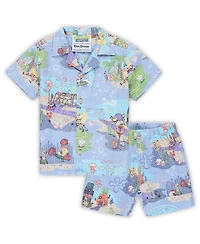 Reyn Spooner Toddler Blue SpongeBob SquarePants Cabana Set