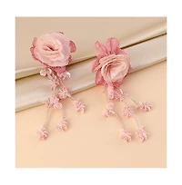 Sohi Maxi-Floral Drop Earrings
