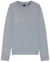 Boss by Hugo Men's Stretch-Cotton Logo Sweatshirt
