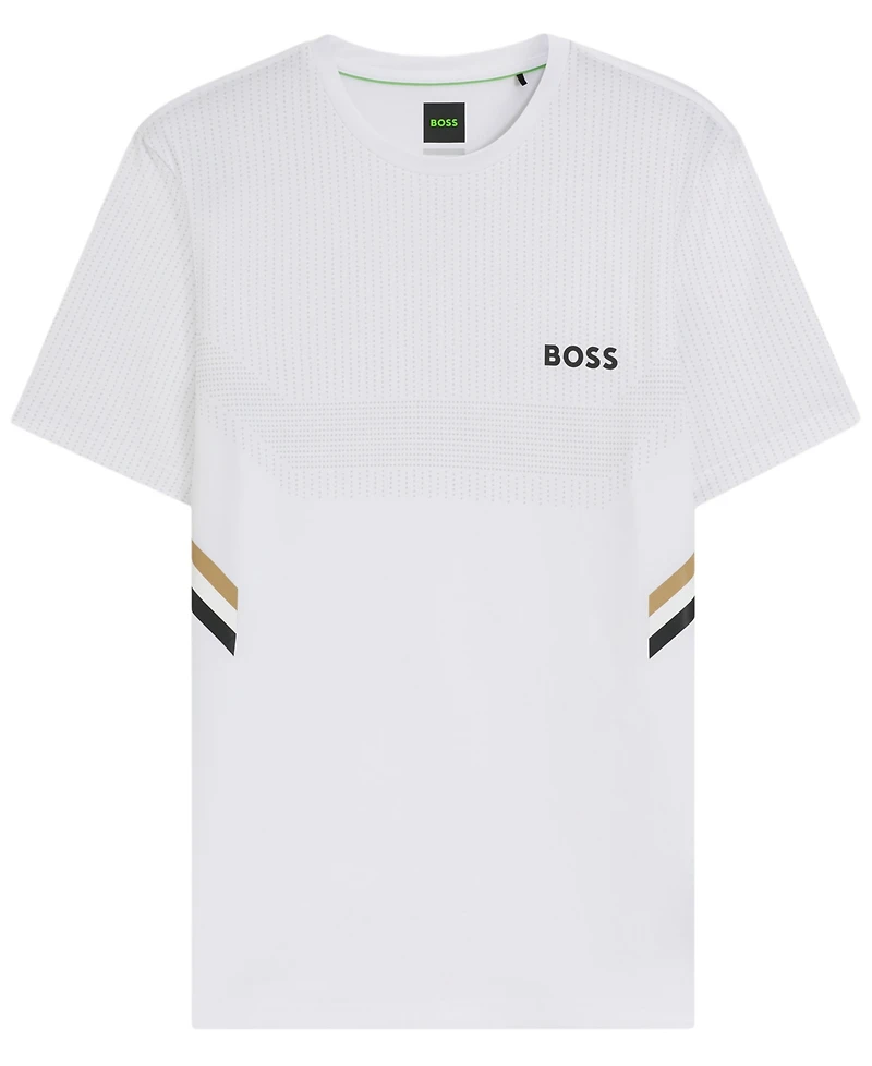 Boss by Hugo Men's Active Moisture Management Slim-Fit T-Shirt