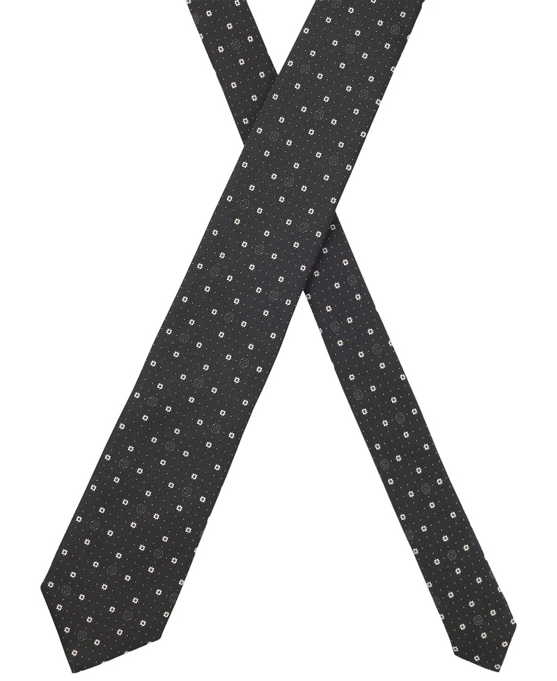Boss by Hugo Boss Men's Silk-Blend Monogram Tie