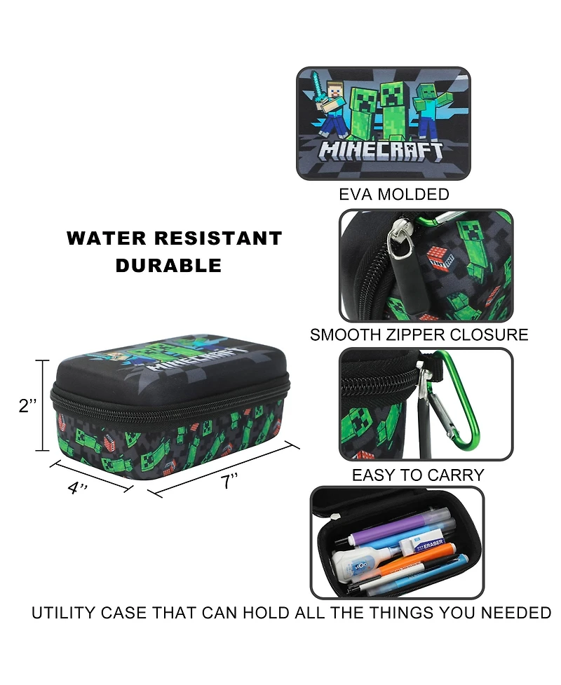 Minecraft Steve & Creepers Hardside Utility Case