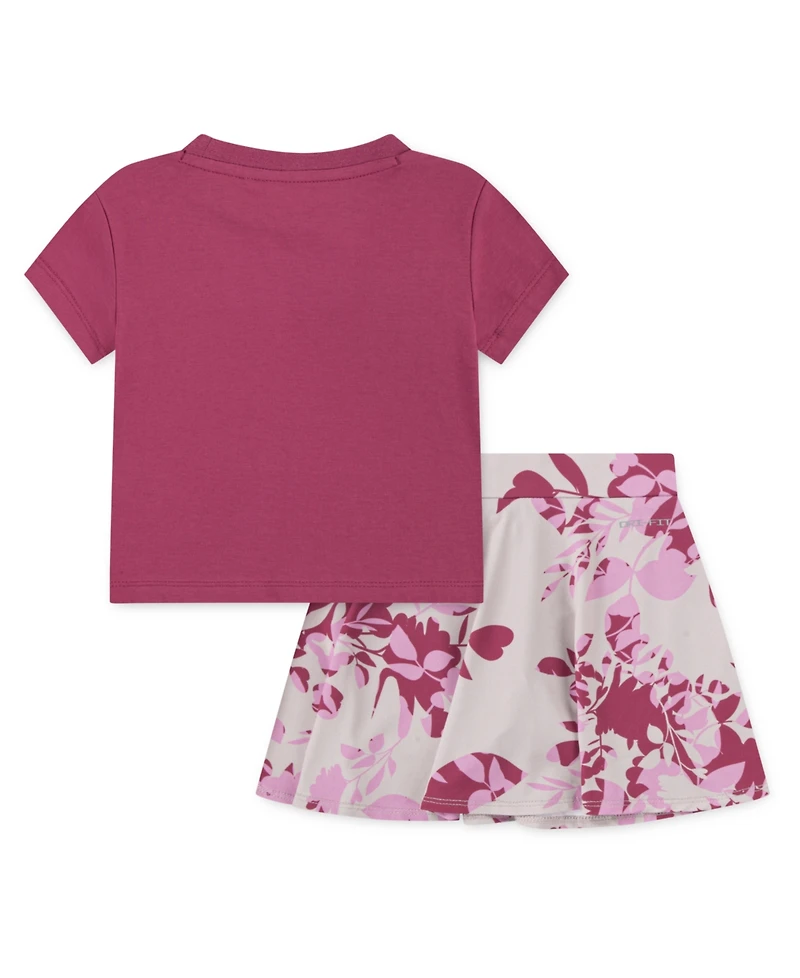 Nike Toddler Girls 2-Piece Printed Club T-Shirt and Scooter Set