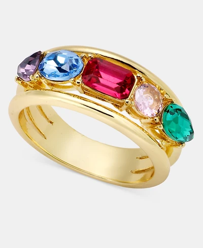 On 34th Multicolor Crystal Band Ring, Macy's Exclusive