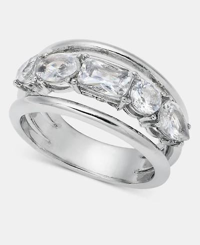 On 34th Multicolor Crystal Band Ring, Macy's Exclusive