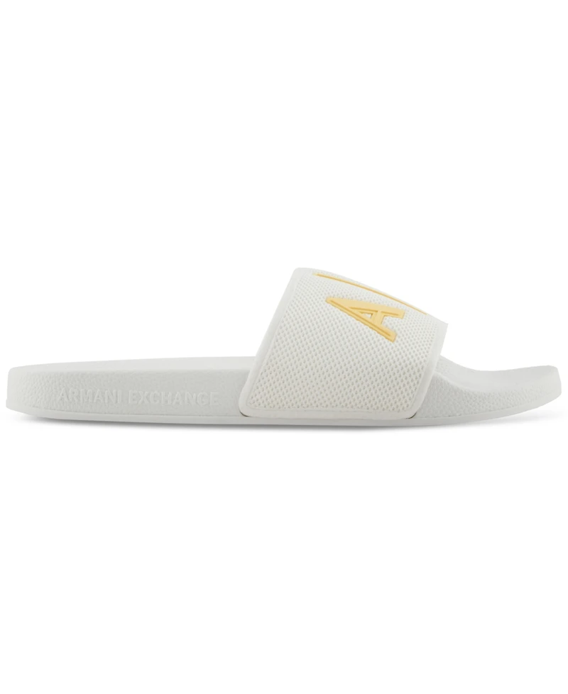 A|X Armani Exchange Men's Mykonos Slide Sandals