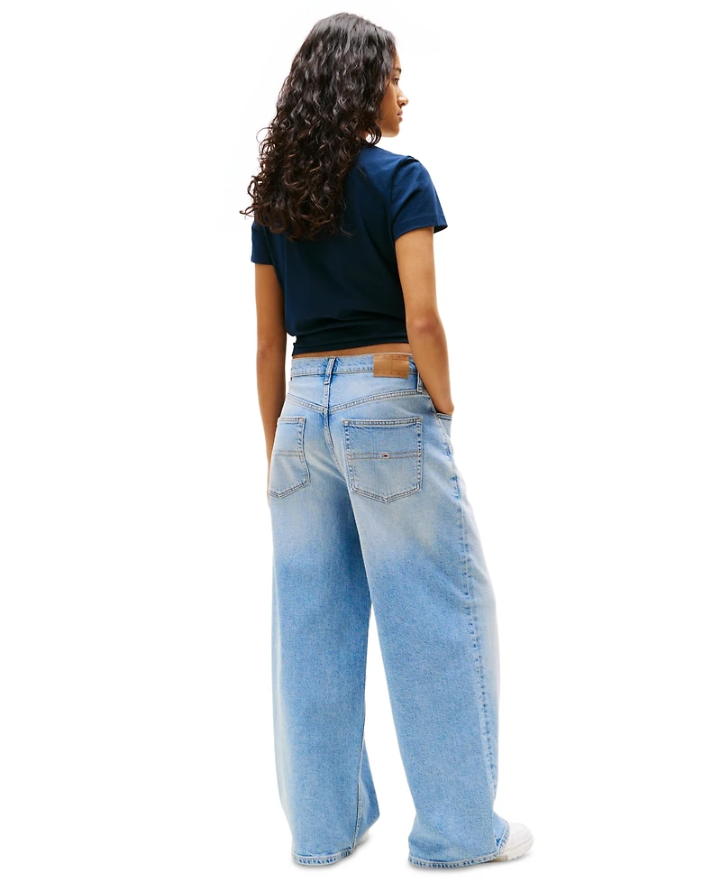 Tommy Jeans Women's Charlie Mid Rise Loose Wide Leg