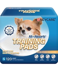 HoneyCare New Born All-Absorb, Small Dog and Puppy Training Pads, Ultra Absorbent and Odor Eliminating, Leak-Proof 5-Layer Potty Training Pads with Qu