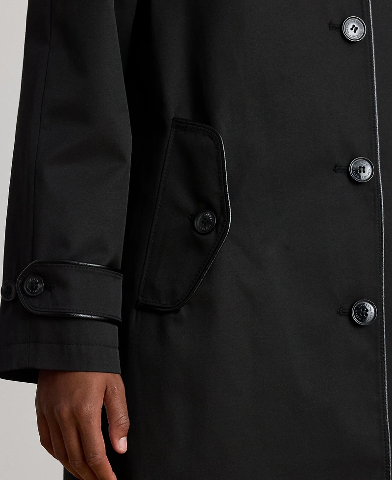 Lauren Ralph Women's Buttoned Maxi Trench Coat