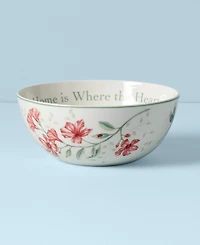 Lenox Butterfly Meadow Serving Bowl, Home Is Where the Heart Is