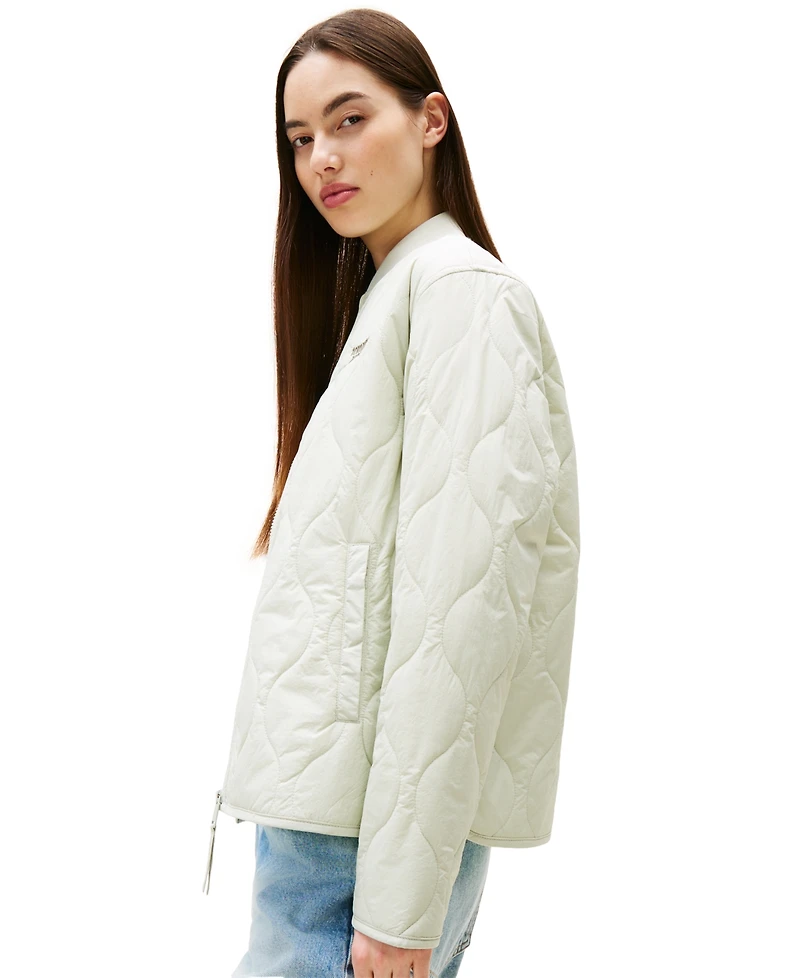 Tommy Jeans Women's Onion Quilt Logo Jacket