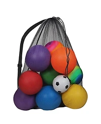30" x 40" Extra-Large Mesh Sports Ball Drawstring Bag with Adjustable Shoulder Strap (Several Colors Available