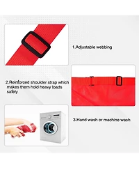 30" x 40" Extra-Large Mesh Sports Ball Drawstring Bag with Adjustable Shoulder Strap (Several Colors Available