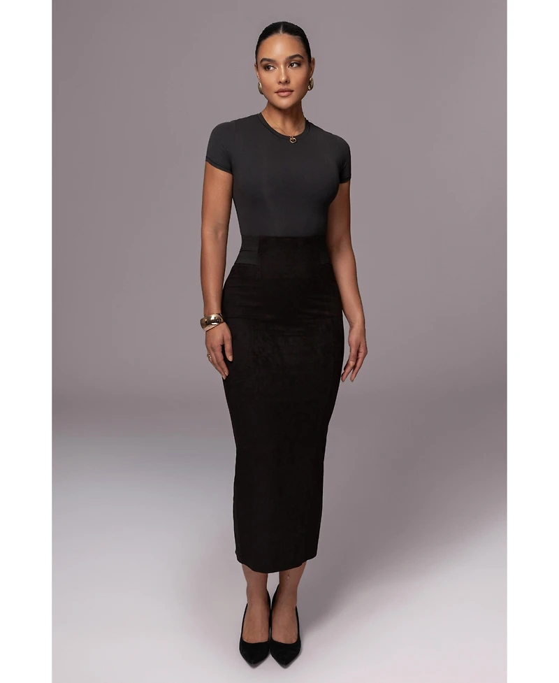 Jluxlabel Women's Phoenix Suede Skirt