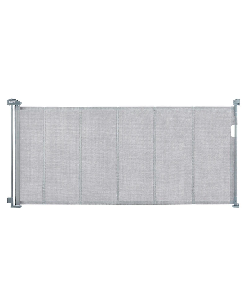 Slickblue Toddler Wide Mesh Retractable Gate Pets Use on Stairs and Doorways