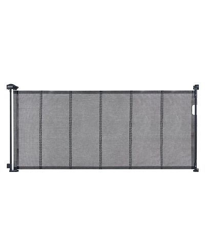 Slickblue Toddler Wide Mesh Retractable Gate Pets Use on Stairs and Doorways
