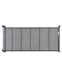 Slickblue Toddler Wide Mesh Retractable Gate Pets Use on Stairs and Doorways