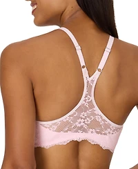 Maidenform One Fab Fit Lace T-Back Shaping Underwire Front Close Bra 7112