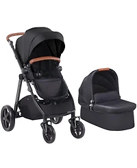Slickblue Toddler Stroller Travel System With Bassinet Playard Combo Set