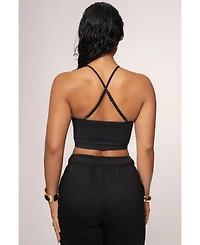 Jluxlabel Women's Active Crop Top