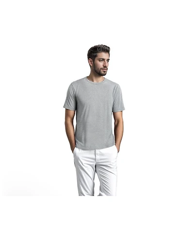 Scott Barber Men's Cotton/Lyocell Tee, heather