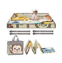 Baby Play Mat Soft Crawling Floor Playmat Double-Sided Kids Activity Mat